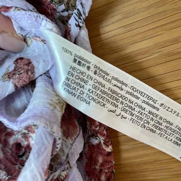 NWT Zara Floral Blouse - Picture 3 of 3